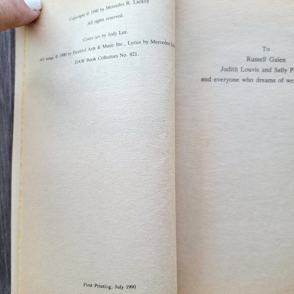 MERCEDES LACKEY BOOKS # 1-3 TRILOGY LAST HERALD MAGE PAWN PROMISE PRICE 1ST ED - Picture 10 of 15